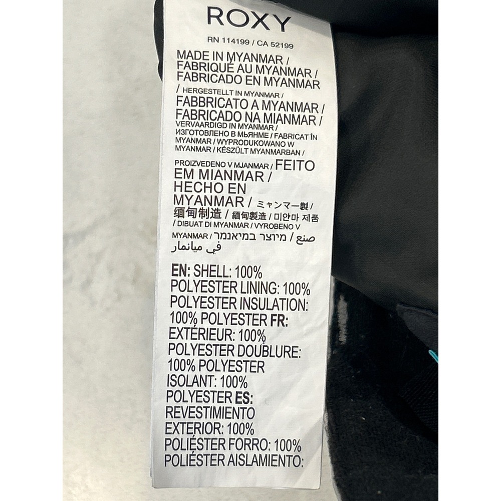 Roxy Womens Grey Nadia Snowboard Ski Pants Adjustable Waist Insulated Small S - Picture 11 of 16
